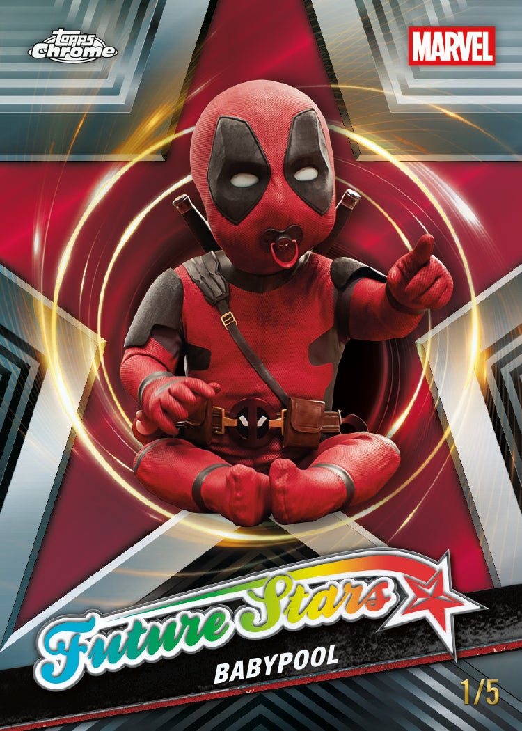 2025 Topps Marvel Deadpool Chrome Hobby Box – Factory Sealed with