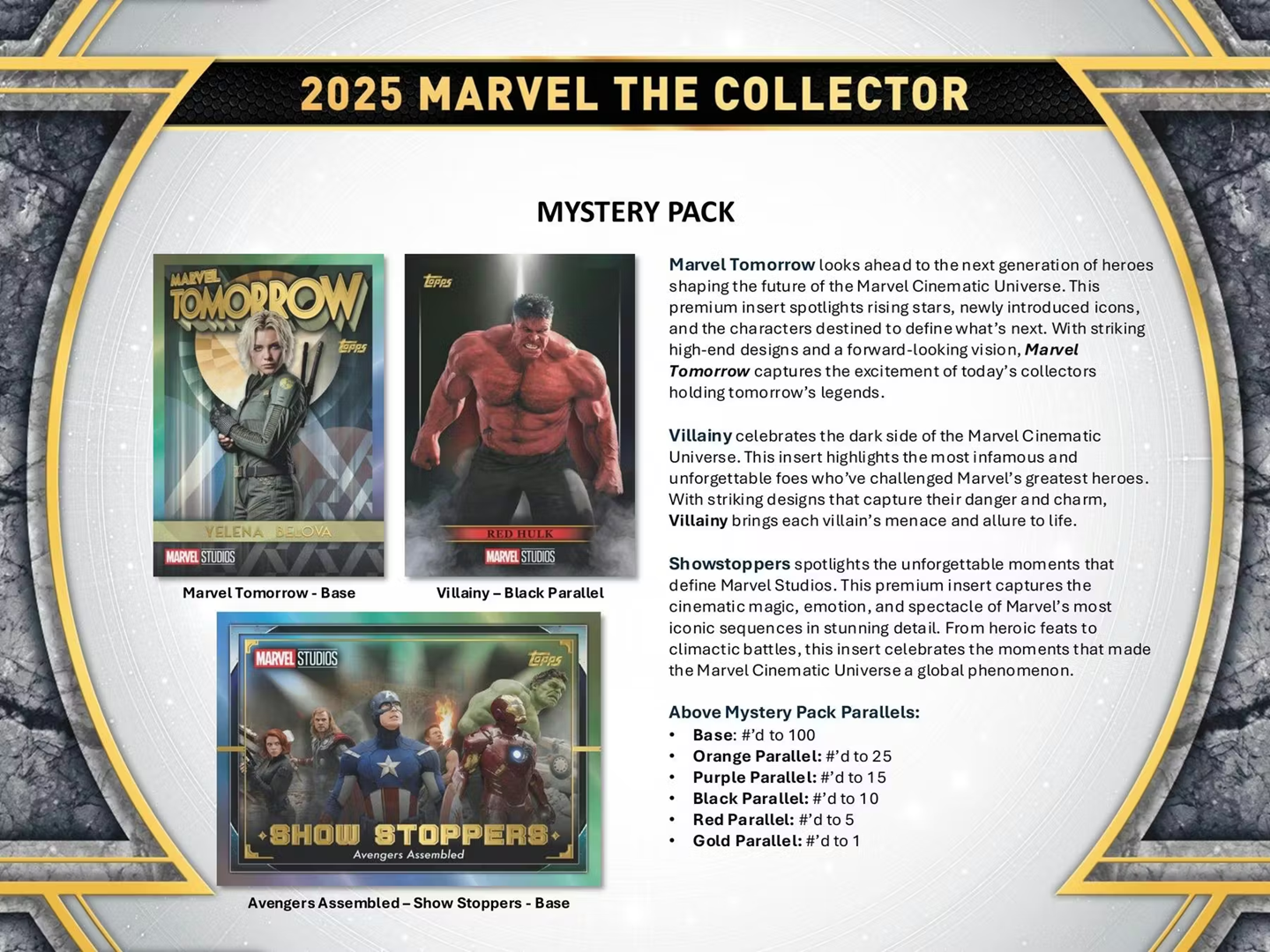 2025 Topps Marvel The Collector Hobby Box (Factory Sealed) – 1