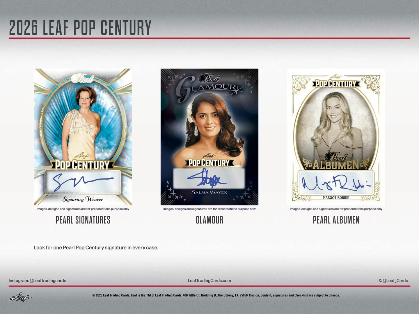 2026 Leaf Pop Century Hobby Box (Factory Sealed) – 4 Autographs