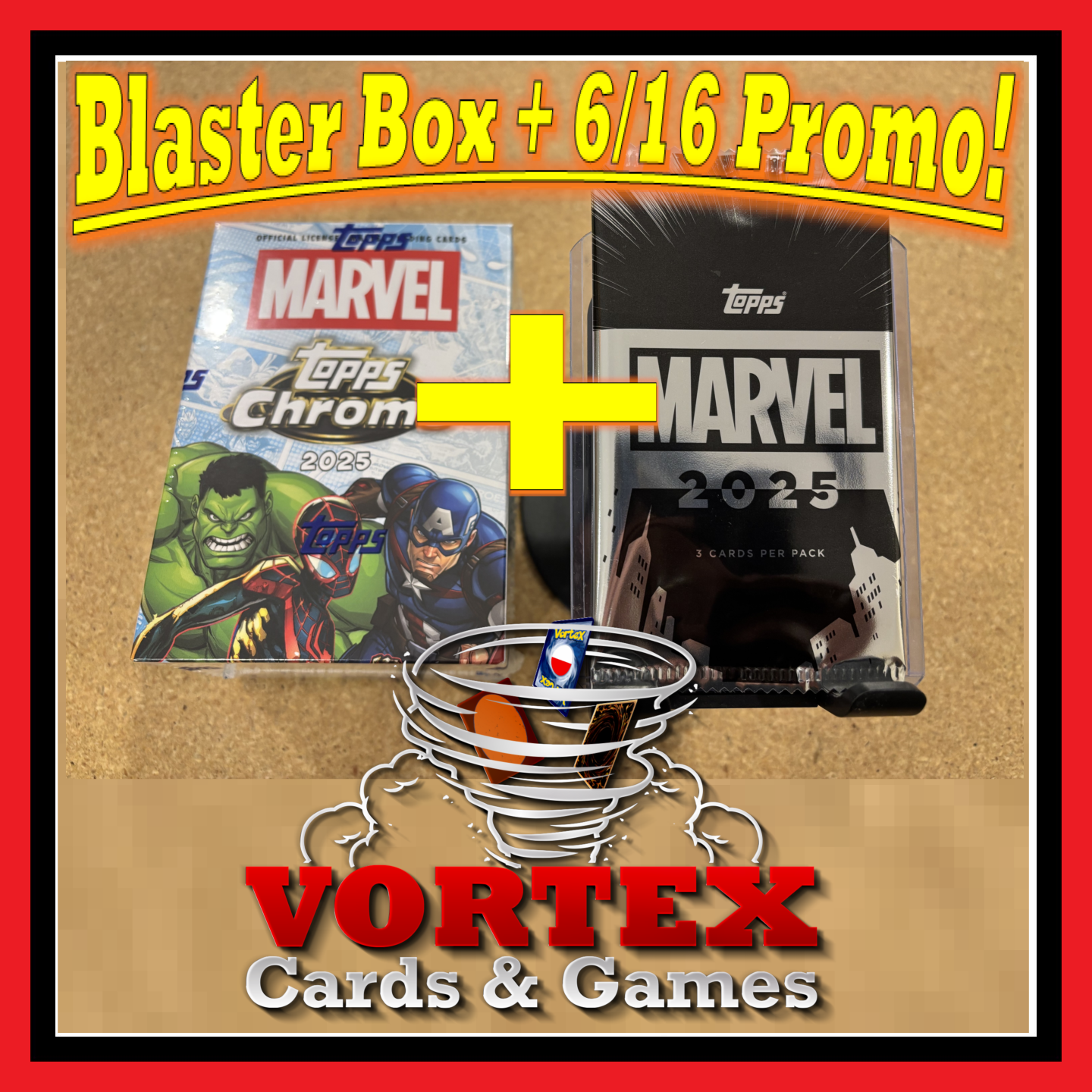 2025 Topps Marvel Chrome Blaster Box (With 1-FREE 616 Day Promo