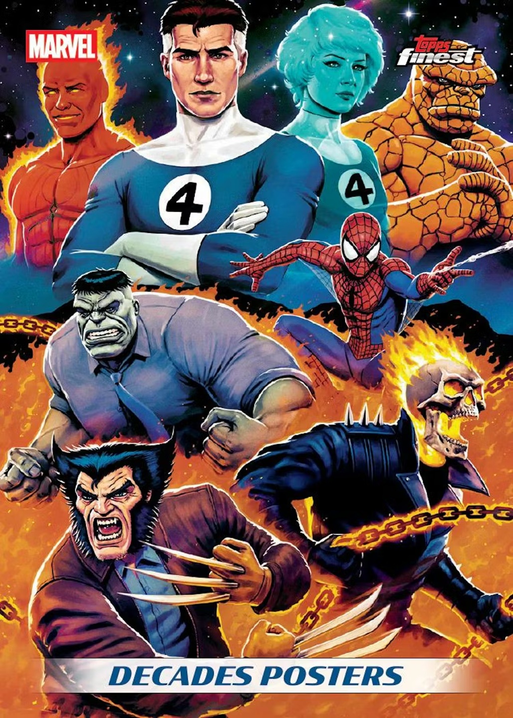 2026 Topps Finest Fantastic Four Hobby Box (65th Anniversary