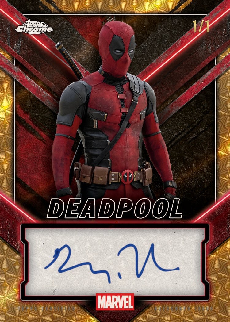 2025 Topps Marvel Deadpool Chrome Hobby Box – Factory Sealed with
