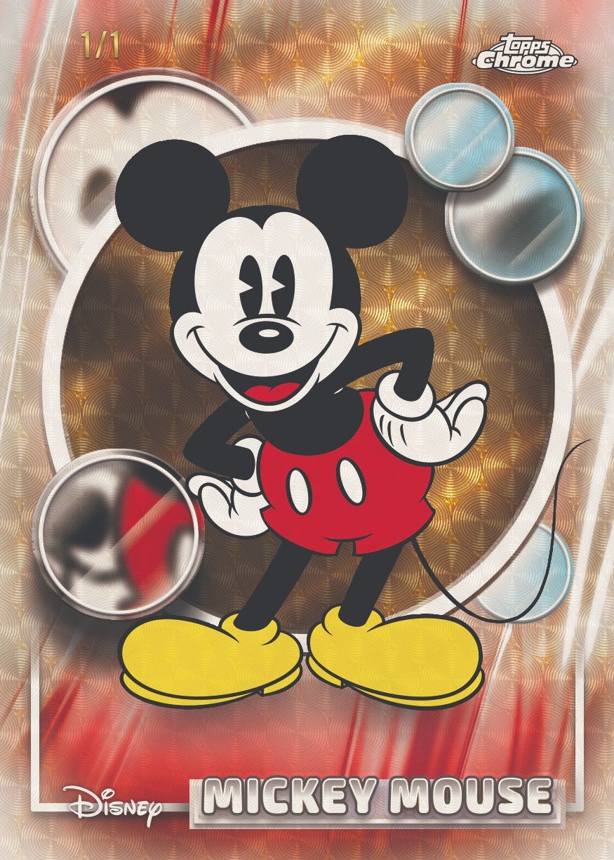 2026 Topps Disney Chrome Mega Box (Factory Sealed) – 4 X-Fractor