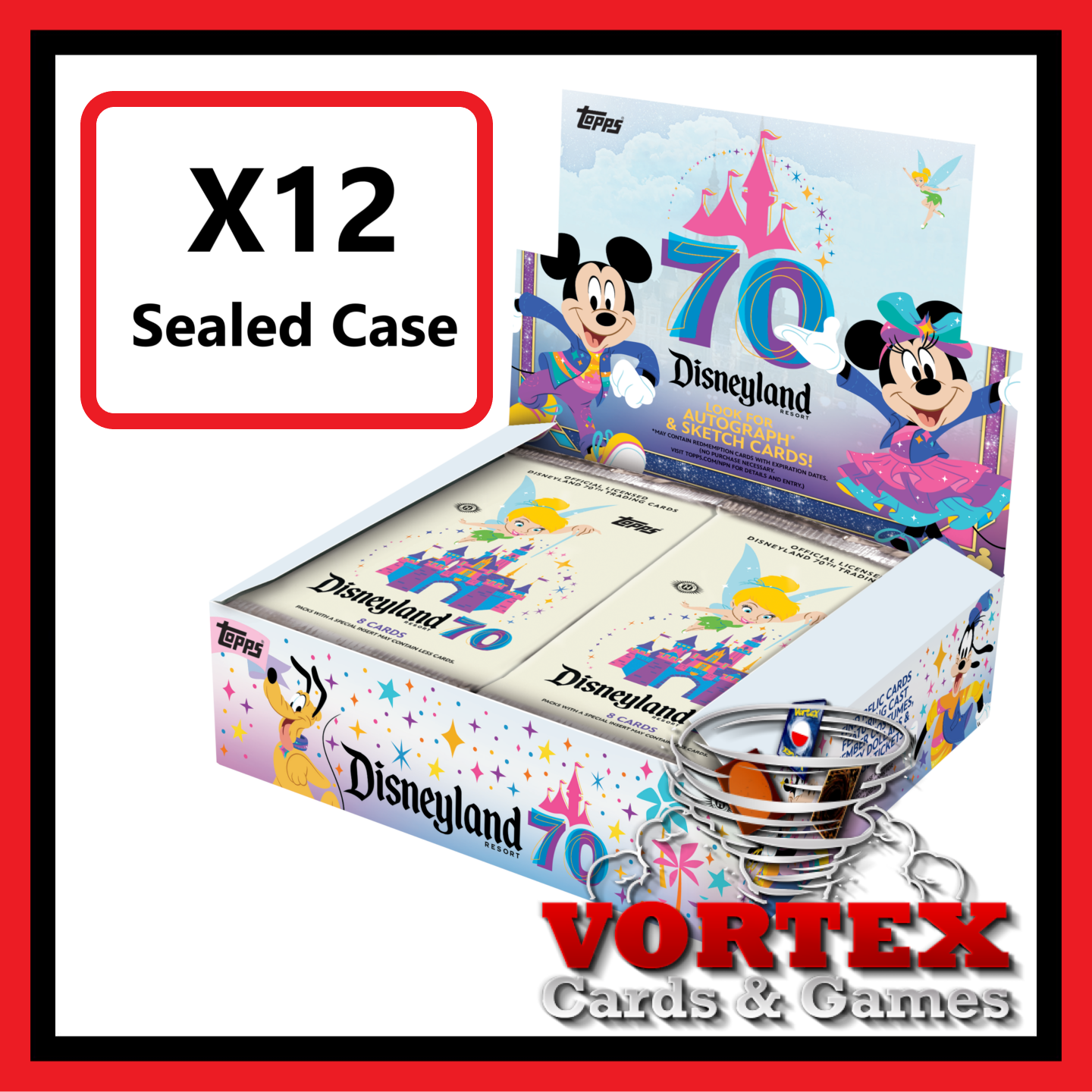 2025 Topps Disneyland 70th Anniversary Hobby Box (Factory Sealed