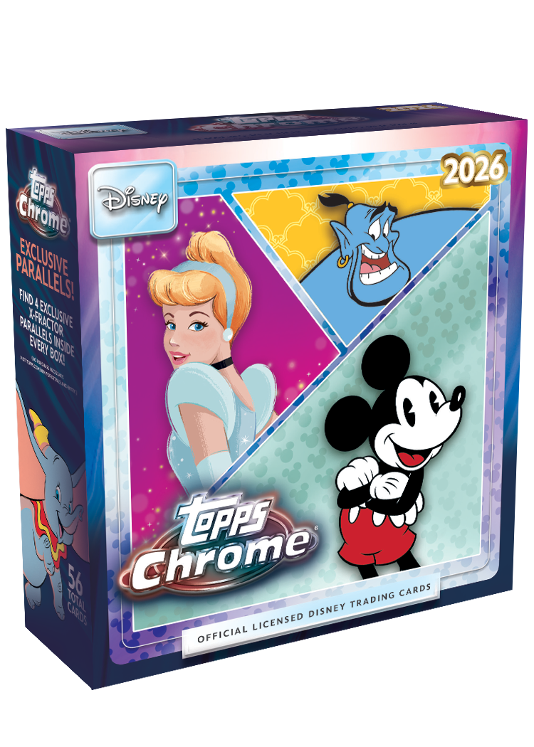 2026 Topps Disney Chrome Mega Box (Factory Sealed) – 4 X-Fractor