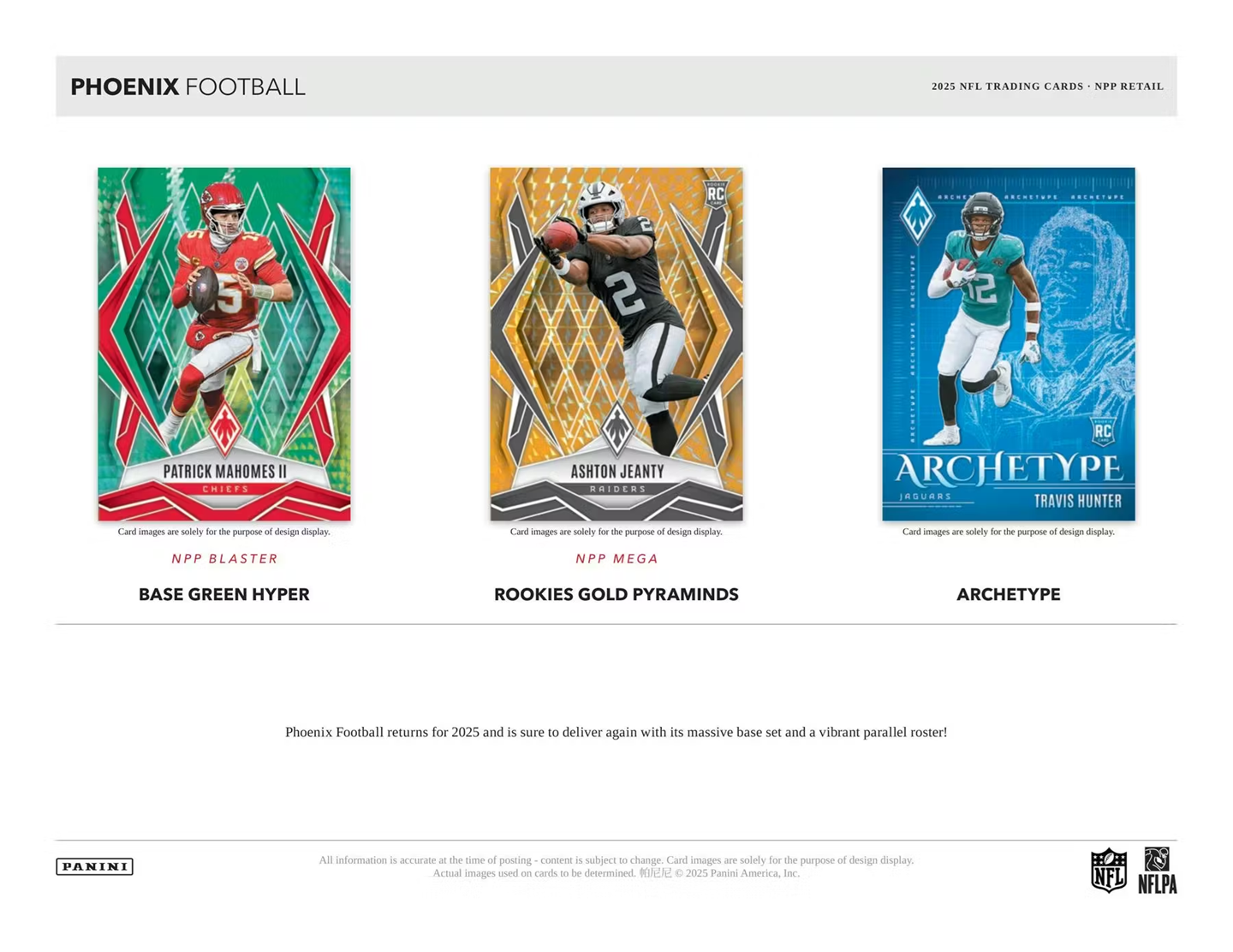2025 Panini Phoenix Football Mega Box (Factory Sealed) – Pyramids