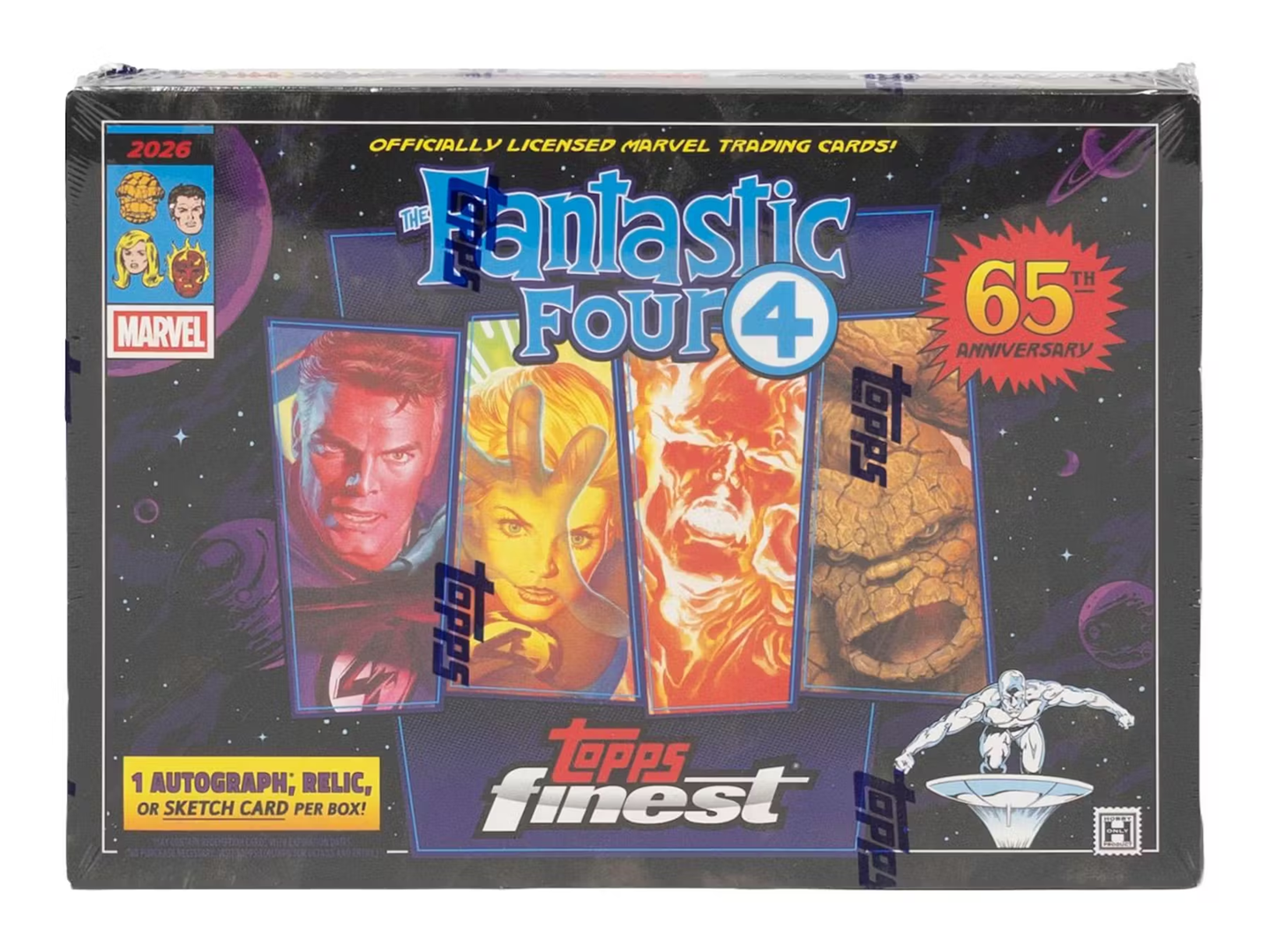 2026 Topps Finest Fantastic Four Hobby Box (65th Anniversary